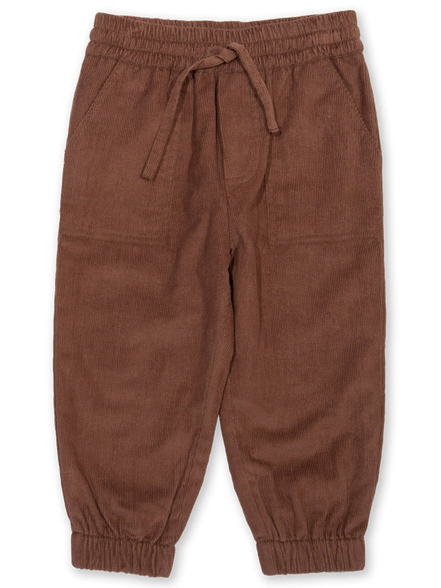 Cosy cord pull ons mocha