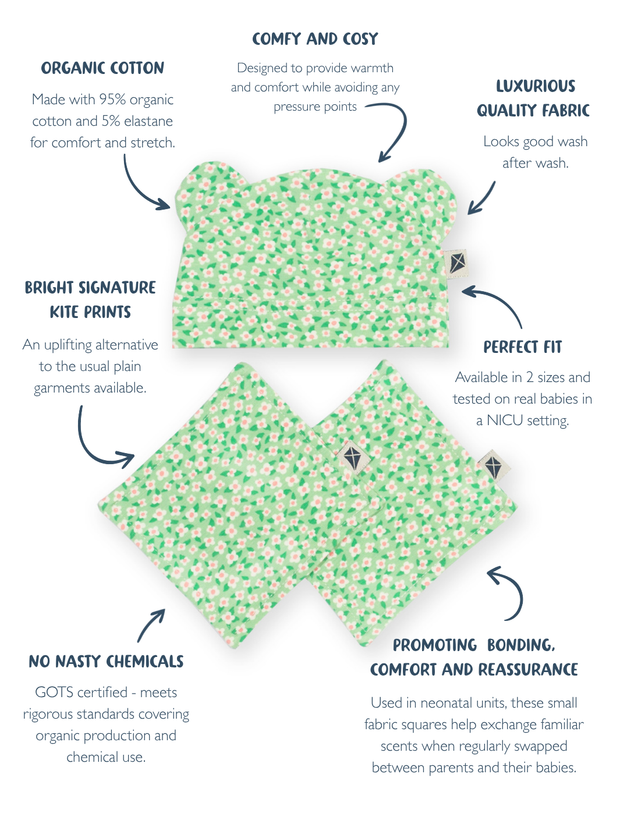 My First Hat Dinky Ditsy