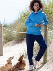 South Beach hooded sweatshirt French blue