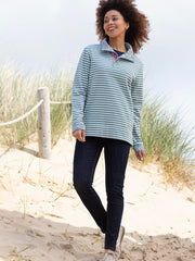 Weymouth button neck sweatshirt