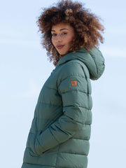 Ash long padded duvet coat