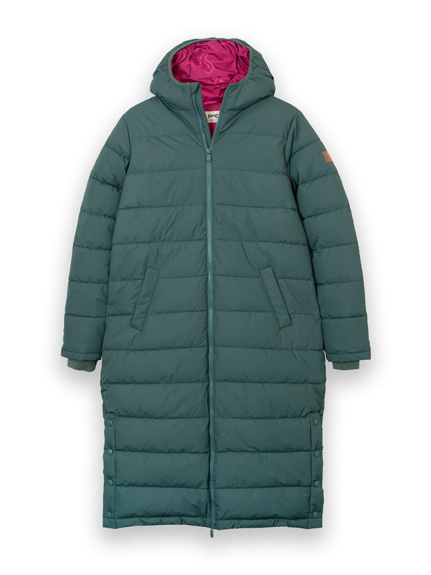 Ash long padded duvet coat