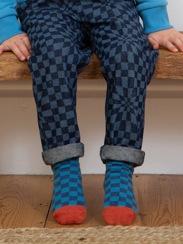 Chequerboard socks