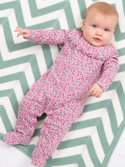 Sweet ditsy sleepsuit