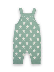 Star knit dungarees