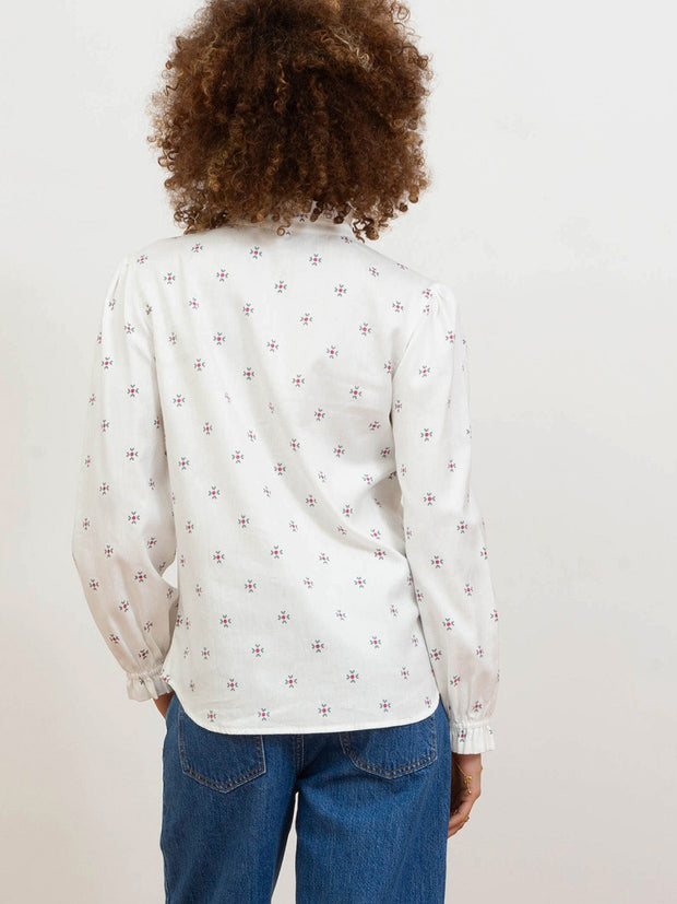 Littlebredy fine twill blouse