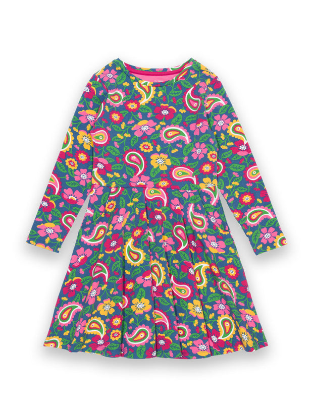 Paisley pop skater dress