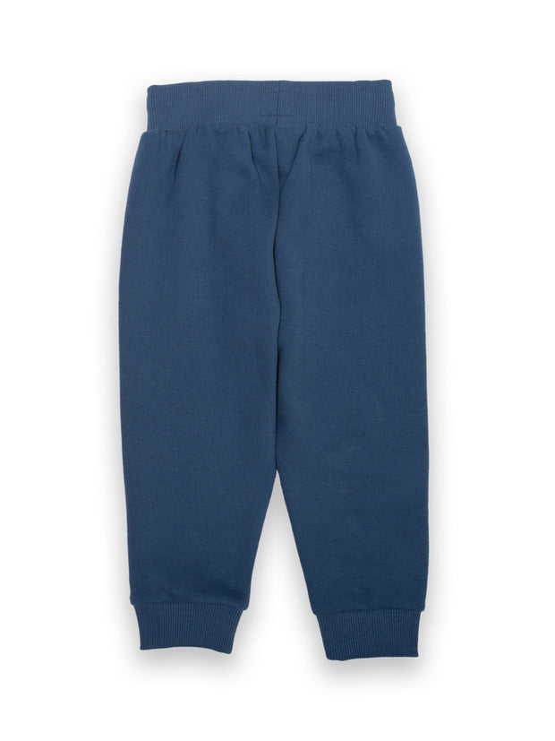 Knee patch joggers navy