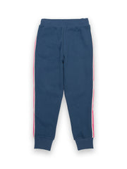 Side stripe joggers navy