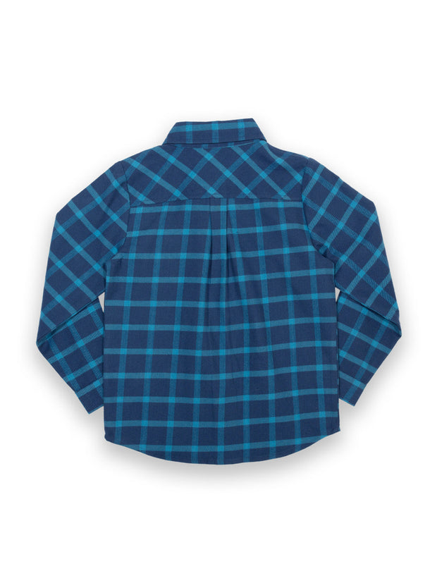 Check shirt navy