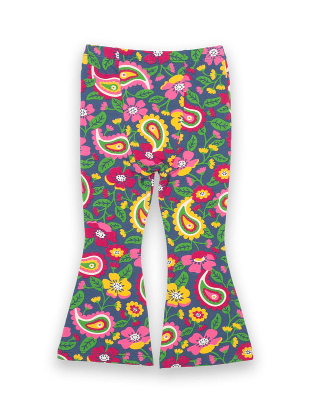 Paisley pop legging flares