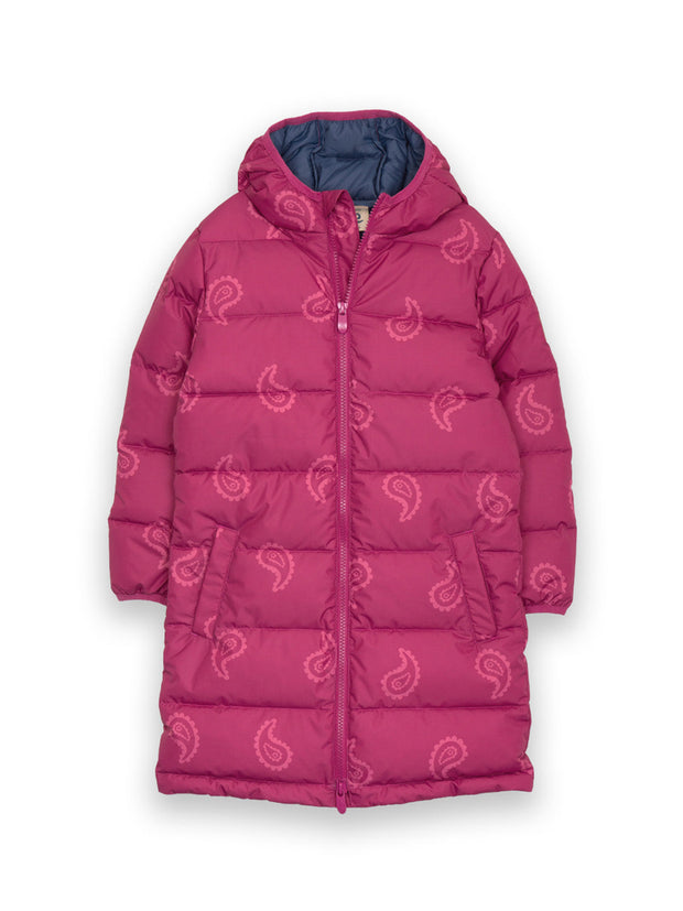 Polka paisley snuggle coat