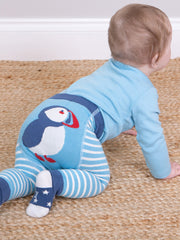 Puffin knit leggings