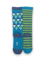 Hygge cosy socks blue