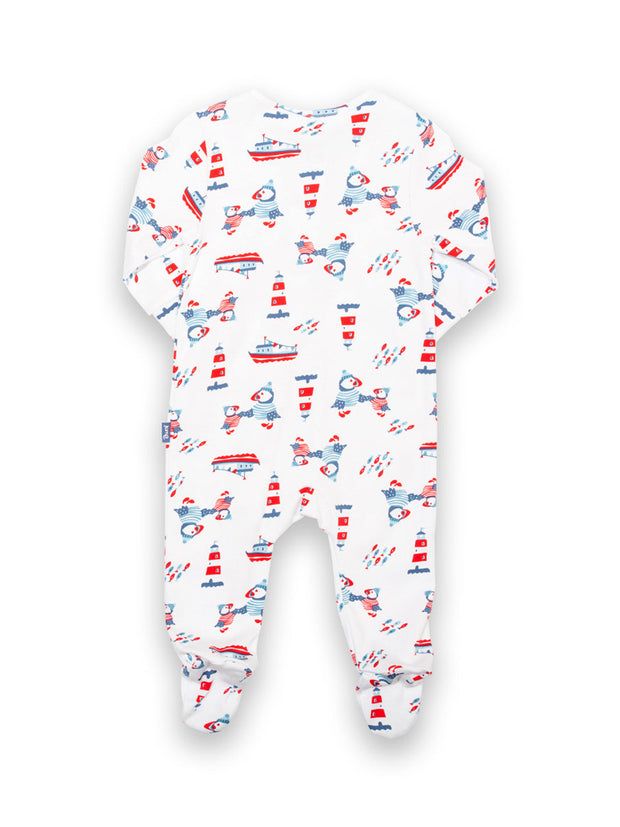 Puffin pals sleepsuit