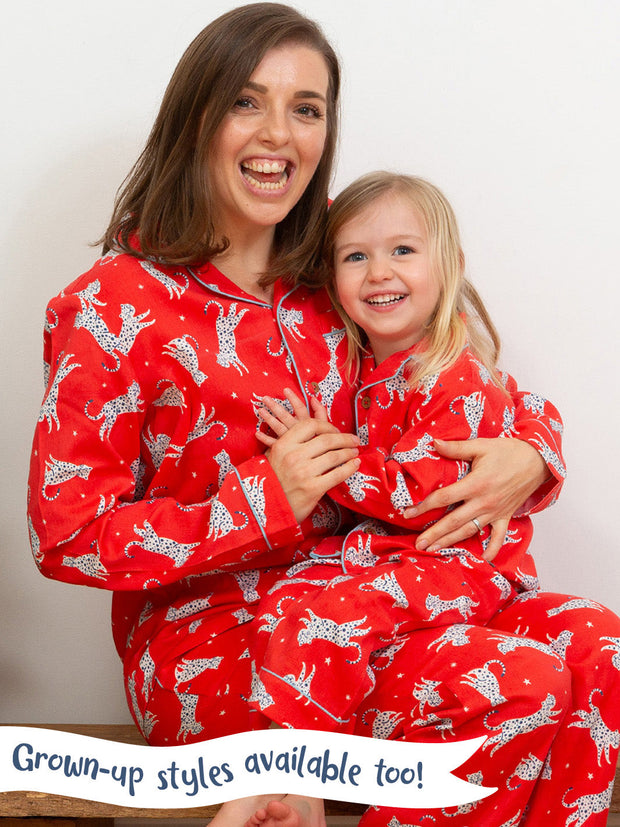 Snow leopard pyjamas