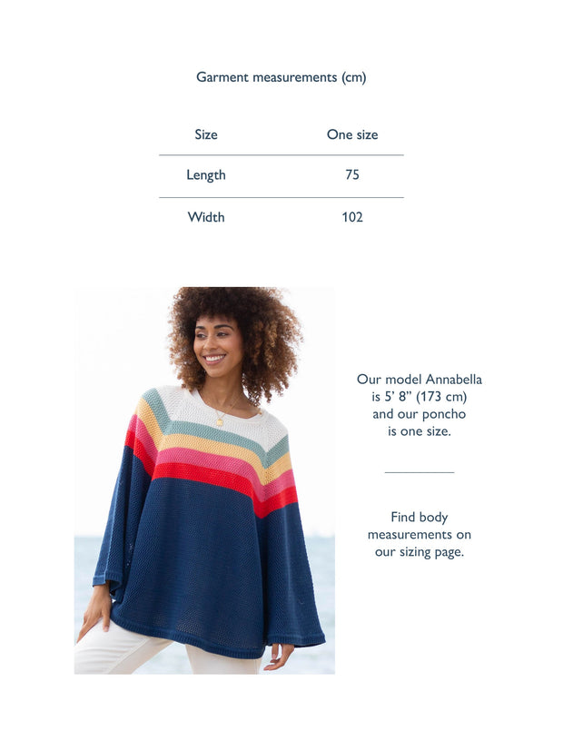 Poole knit poncho