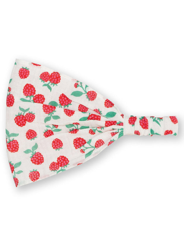 Raspberry bandana hairband