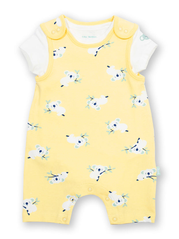 Koala time dungaree set