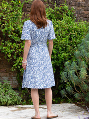 Highcliffe jersey wrap dress full bloom