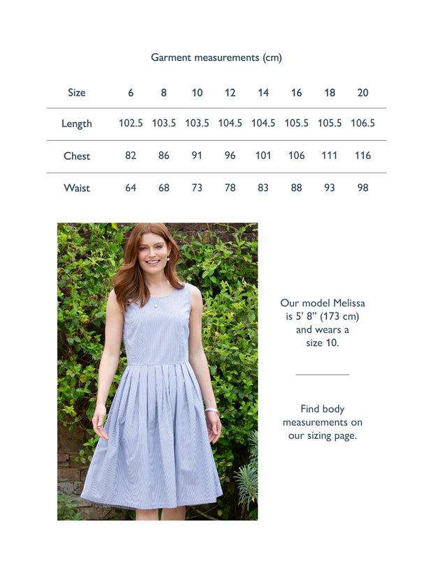 Chesil ticking dress