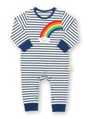 Happy rainbow romper