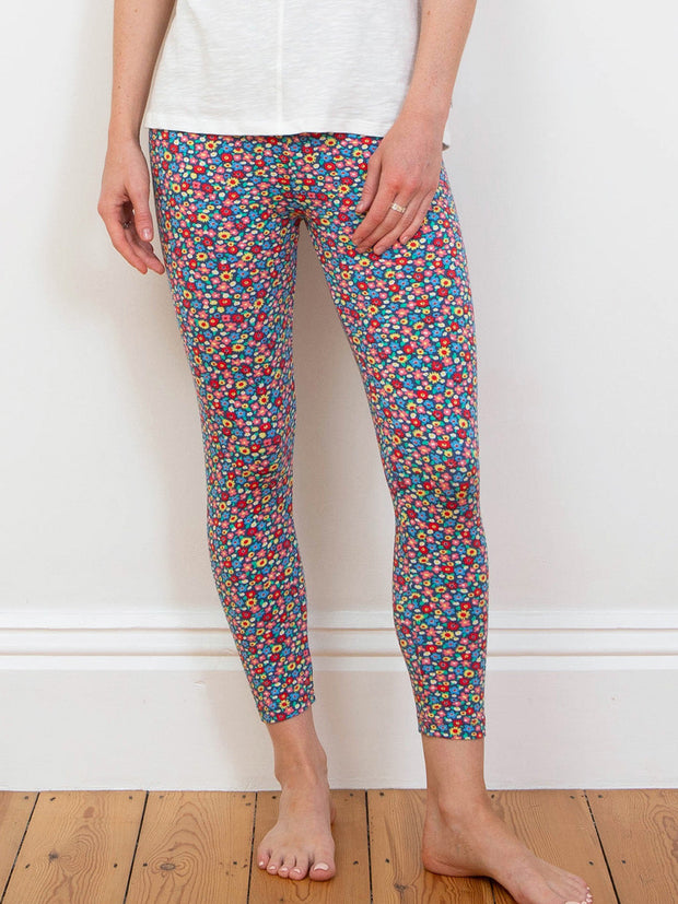 Lytchett 7/8 leggings meadow ditsy bright