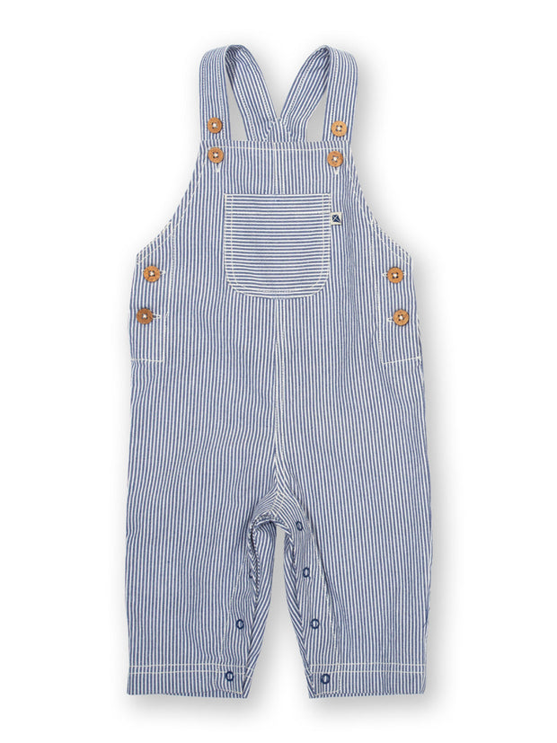 Ticking dungarees