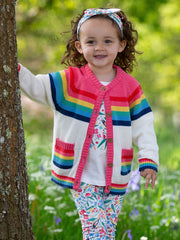 Rainbow cardi