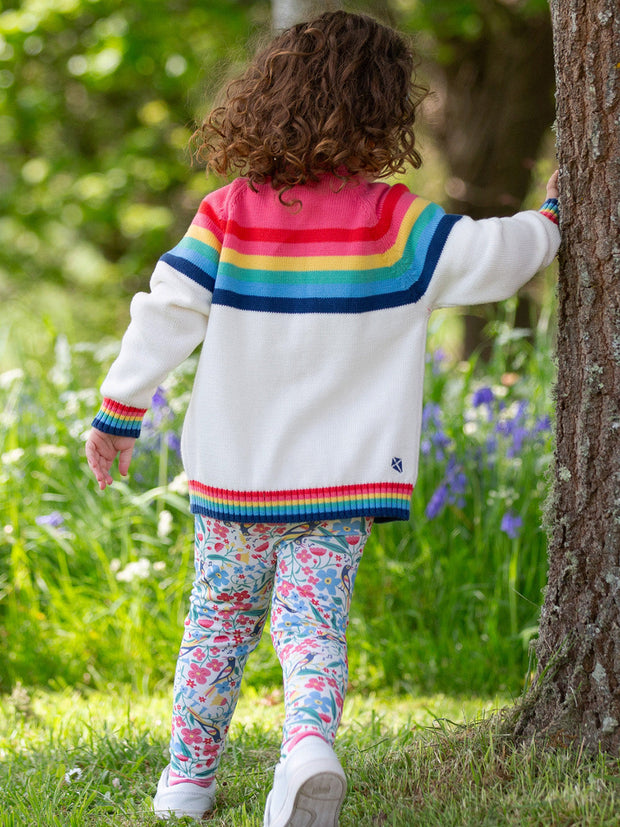 Rainbow cardi