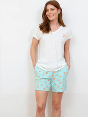 Cleavel jersey short pyjamas