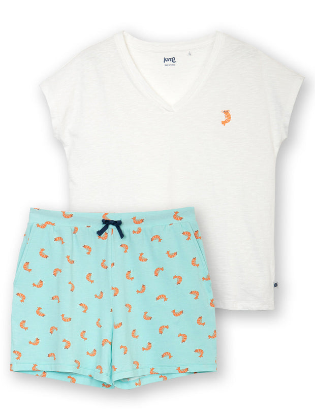 Cleavel jersey short pyjamas
