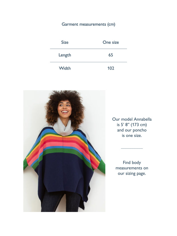 Poole knit poncho