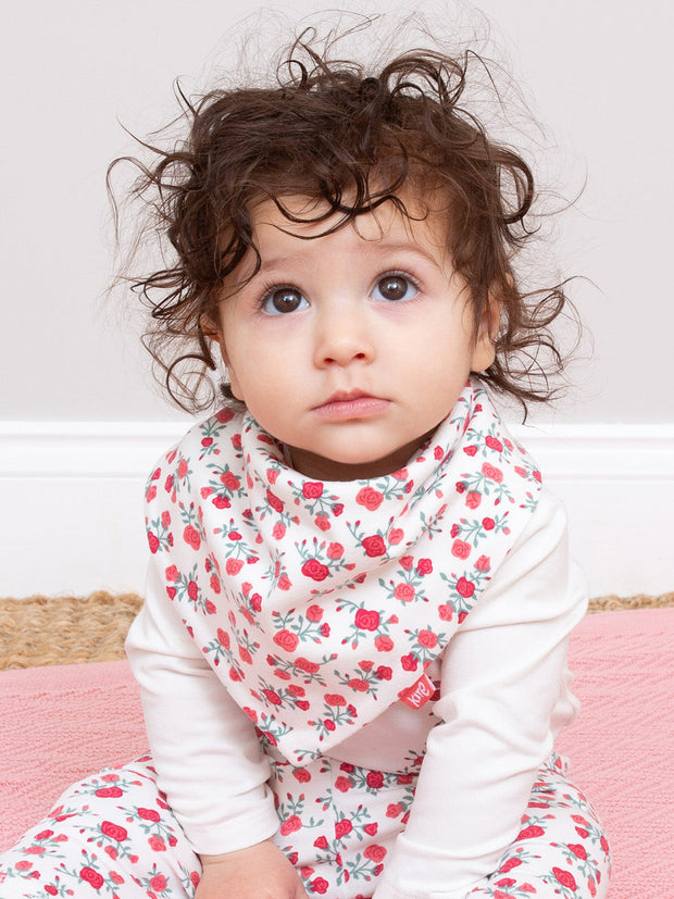 Rosey posey bib