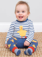 Quack quack knit leggings