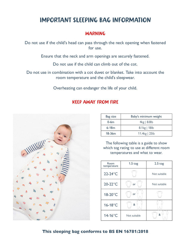 Old MacDonald sleep bag