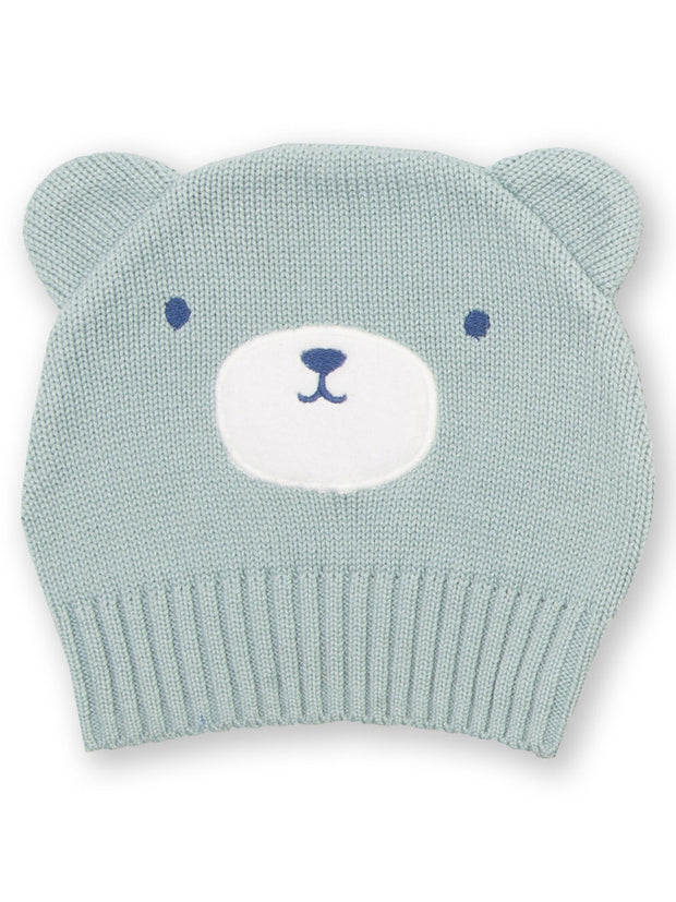 Baby bear knit hat