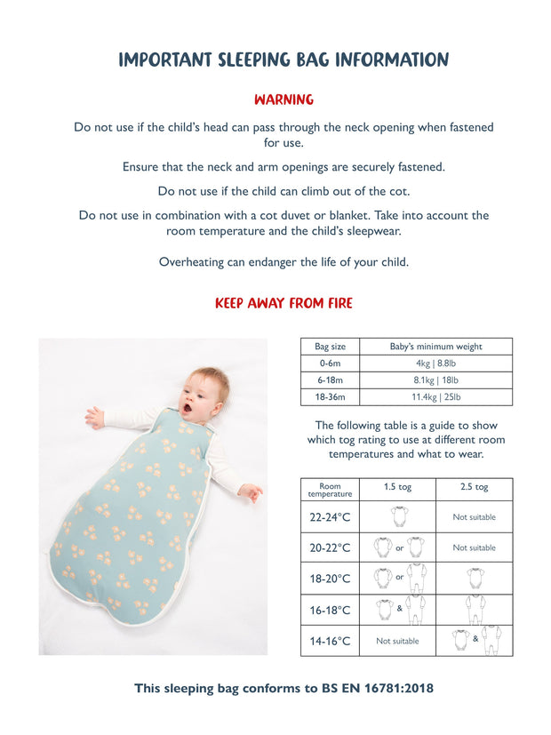 The three bears sleep bag