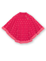 Rosey heart poncho