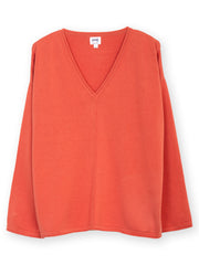 Loscombe knit jumper burnt orange