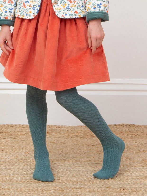Cable tights thyme