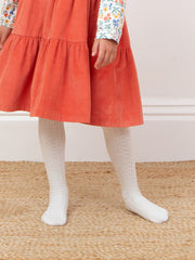 Cable tights off white