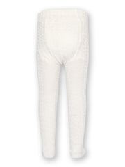 Cable tights off white