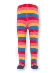 Stripy tights rose pink