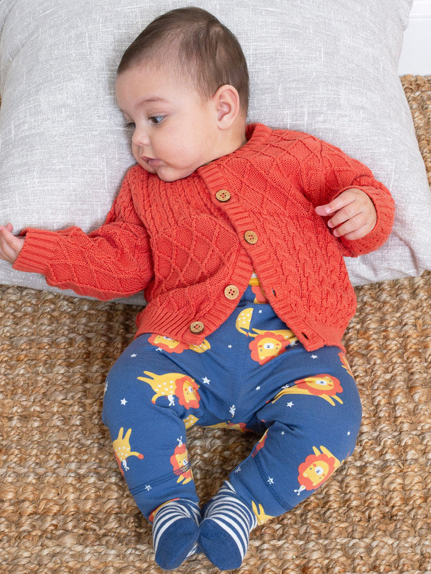 My first cardi burnt orange