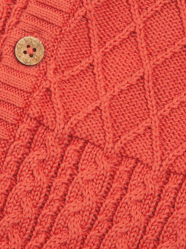My first cardi burnt orange