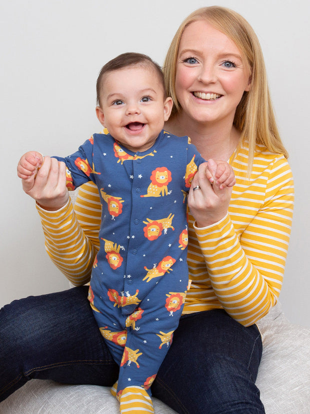 Lion and mouse sleepsuit