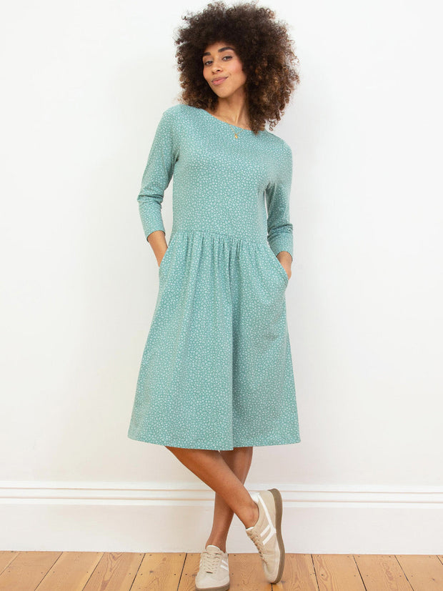Beechwood 3/4 sleeve jersey dress