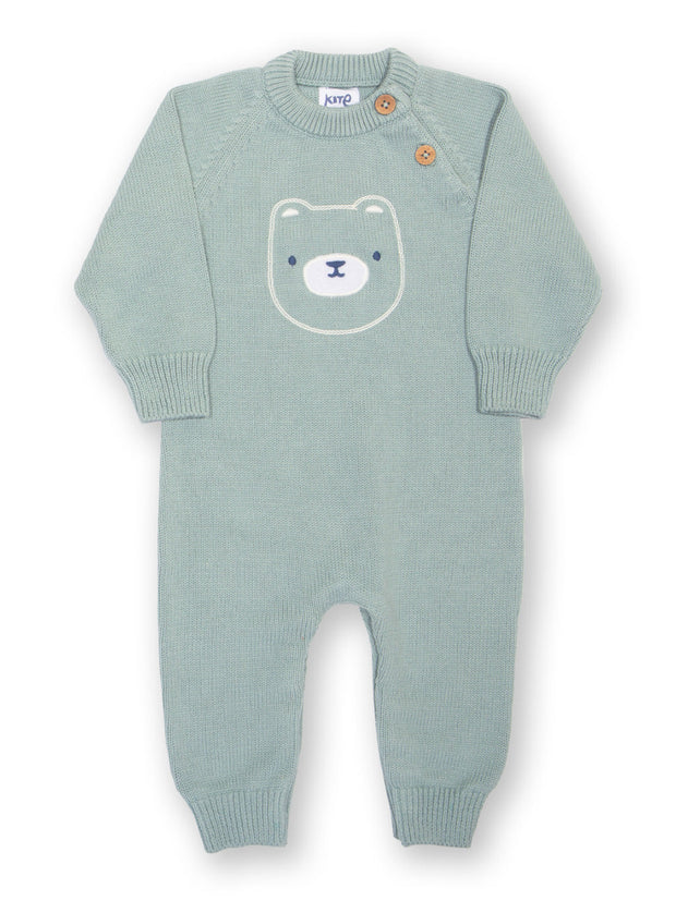 Baby bear knit romper