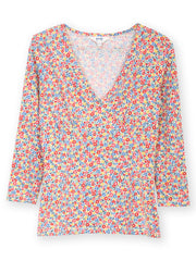 Cheselbourne 3/4 sleeve jersey top